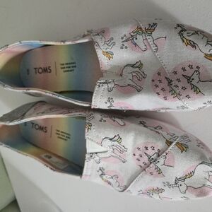 TOMS Unicorn Print One Piece - Pink and White